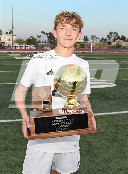 Thumbnail 3 in  Gilbert Christian vs. Pusch Ridge Christian Academy (AIA 3A Final - Awards) photogallery.