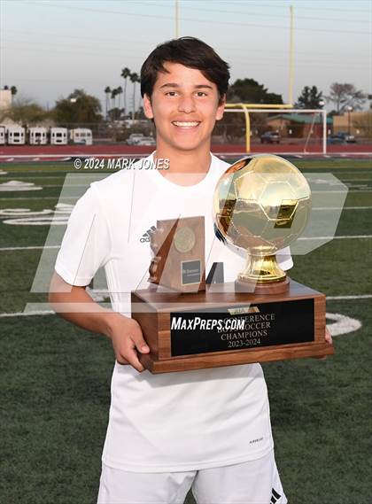 Thumbnail 3 in  Gilbert Christian vs. Pusch Ridge Christian Academy (AIA 3A Final - Awards) photogallery.