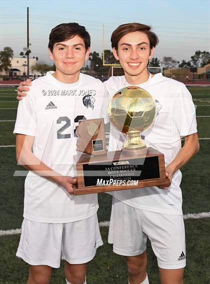 Thumbnail 3 in  Gilbert Christian vs. Pusch Ridge Christian Academy (AIA 3A Final - Awards) photogallery.
