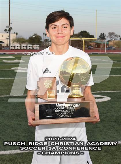 Thumbnail 2 in  Gilbert Christian vs. Pusch Ridge Christian Academy (AIA 3A Final - Awards) photogallery.