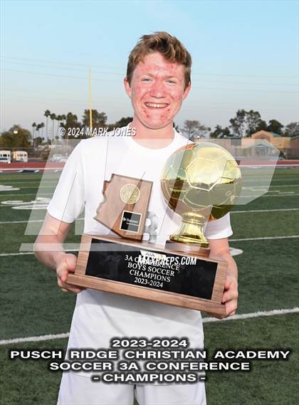 Thumbnail 2 in  Gilbert Christian vs. Pusch Ridge Christian Academy (AIA 3A Final - Awards) photogallery.