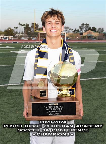 Thumbnail 3 in  Gilbert Christian vs. Pusch Ridge Christian Academy (AIA 3A Final - Awards) photogallery.