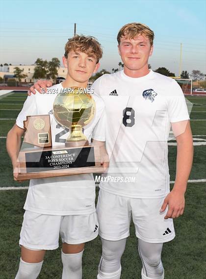 Thumbnail 2 in  Gilbert Christian vs. Pusch Ridge Christian Academy (AIA 3A Final - Awards) photogallery.