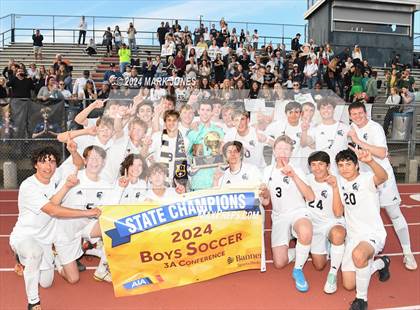 Thumbnail 1 in  Gilbert Christian vs. Pusch Ridge Christian Academy (AIA 3A Final - Awards) photogallery.
