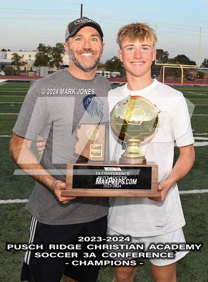Thumbnail 2 in  Gilbert Christian vs. Pusch Ridge Christian Academy (AIA 3A Final - Awards) photogallery.