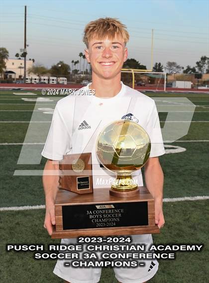 Thumbnail 2 in  Gilbert Christian vs. Pusch Ridge Christian Academy (AIA 3A Final - Awards) photogallery.