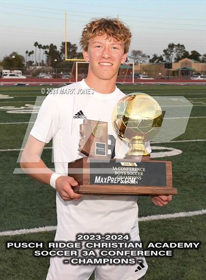 Thumbnail 2 in  Gilbert Christian vs. Pusch Ridge Christian Academy (AIA 3A Final - Awards) photogallery.