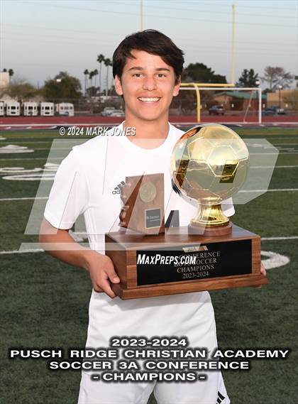 Thumbnail 2 in  Gilbert Christian vs. Pusch Ridge Christian Academy (AIA 3A Final - Awards) photogallery.