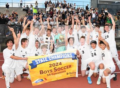 Thumbnail 1 in  Gilbert Christian vs. Pusch Ridge Christian Academy (AIA 3A Final - Awards) photogallery.