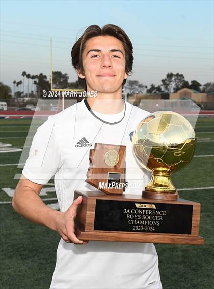 Thumbnail 3 in  Gilbert Christian vs. Pusch Ridge Christian Academy (AIA 3A Final - Awards) photogallery.