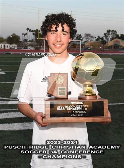 Thumbnail 1 in  Gilbert Christian vs. Pusch Ridge Christian Academy (AIA 3A Final - Awards) photogallery.