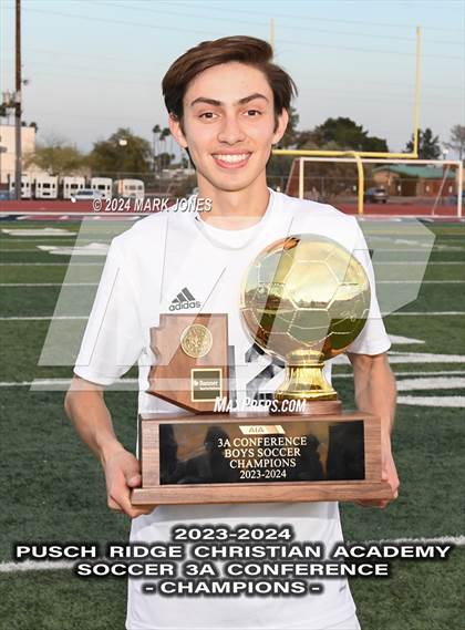 Thumbnail 1 in  Gilbert Christian vs. Pusch Ridge Christian Academy (AIA 3A Final - Awards) photogallery.