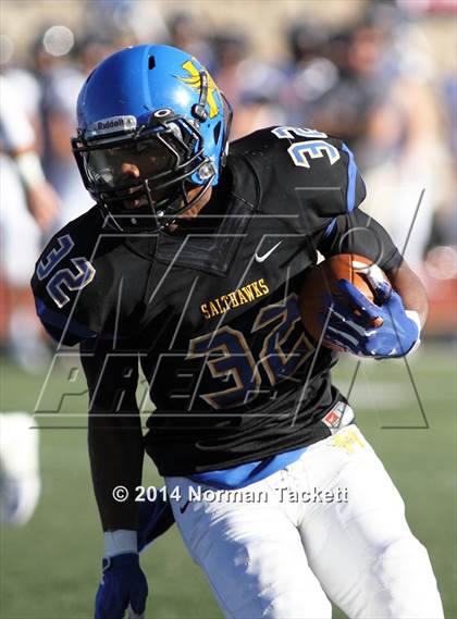 Thumbnail 1 in Hutchinson vs. East (KSHSAA 6A Final) photogallery.