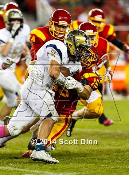Thumbnail 2 in Jesuit vs. Elk Grove @ Levi's Stadium photogallery.