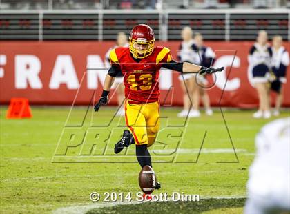 Thumbnail 2 in Jesuit vs. Elk Grove @ Levi's Stadium photogallery.