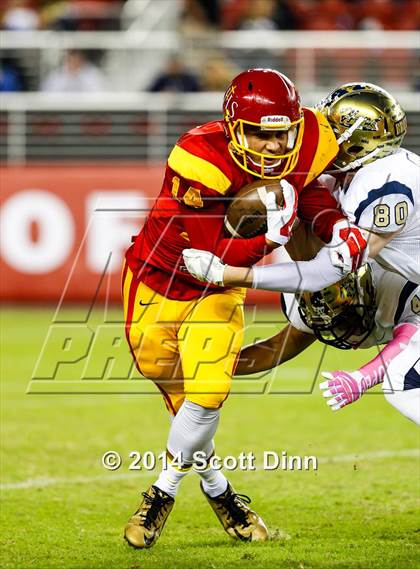 Thumbnail 3 in Jesuit vs. Elk Grove @ Levi's Stadium photogallery.