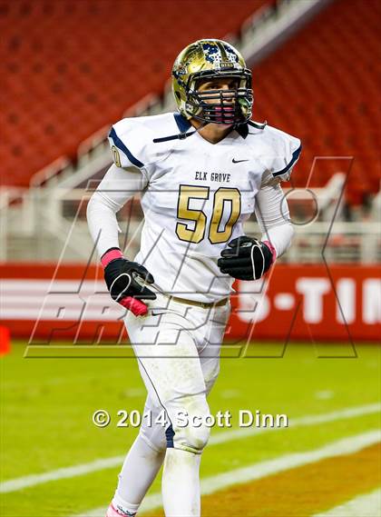 Thumbnail 2 in Jesuit vs. Elk Grove @ Levi's Stadium photogallery.