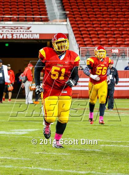 Thumbnail 1 in Jesuit vs. Elk Grove @ Levi's Stadium photogallery.