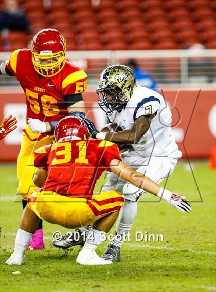 Thumbnail 3 in Jesuit vs. Elk Grove @ Levi's Stadium photogallery.