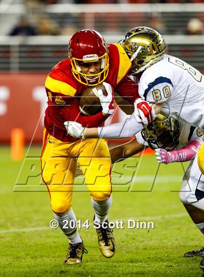 Thumbnail 2 in Jesuit vs. Elk Grove @ Levi's Stadium photogallery.