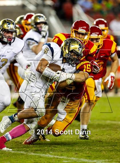 Thumbnail 1 in Jesuit vs. Elk Grove @ Levi's Stadium photogallery.