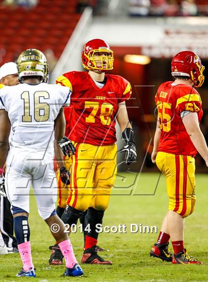 Thumbnail 1 in Jesuit vs. Elk Grove @ Levi's Stadium photogallery.