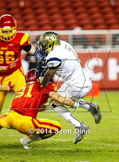 Thumbnail 1 in Jesuit vs. Elk Grove @ Levi's Stadium photogallery.