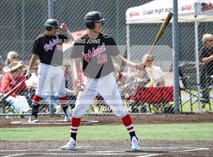Thumbnail 3 in Highland vs Salem (IHSA, 3A sectional semifinal) photogallery.