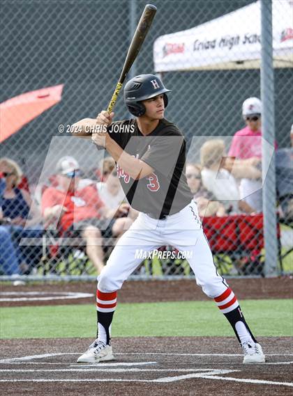 Thumbnail 2 in Highland vs Salem (IHSA, 3A sectional semifinal) photogallery.