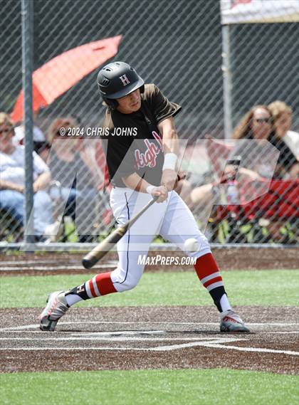 Thumbnail 1 in Highland vs Salem (IHSA, 3A sectional semifinal) photogallery.