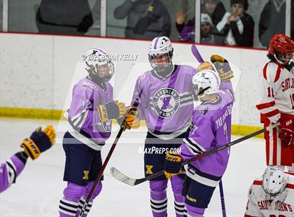 Thumbnail 3 in St. John's @ Xaverian Brothers (Hockey Fights Cancer) photogallery.