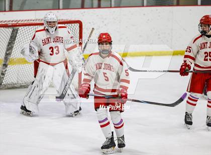 Thumbnail 2 in St. John's @ Xaverian Brothers (Hockey Fights Cancer) photogallery.