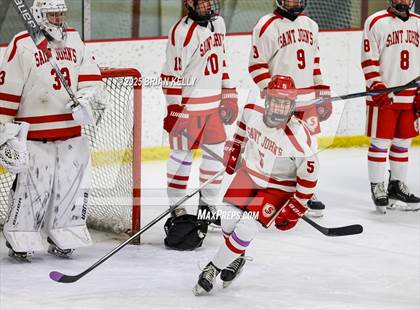 Thumbnail 3 in St. John's @ Xaverian Brothers (Hockey Fights Cancer) photogallery.