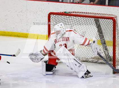 Thumbnail 3 in St. John's @ Xaverian Brothers (Hockey Fights Cancer) photogallery.