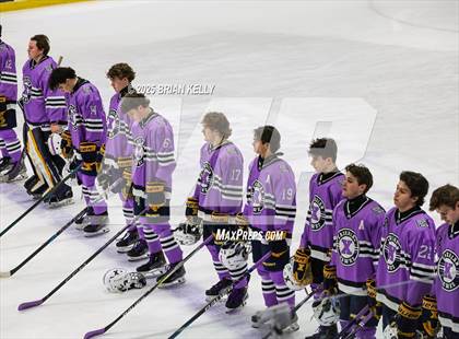Thumbnail 2 in St. John's @ Xaverian Brothers (Hockey Fights Cancer) photogallery.