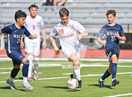 Thumbnail 1 in JV: Cardinal Mooney vs. Parrish Community photogallery.