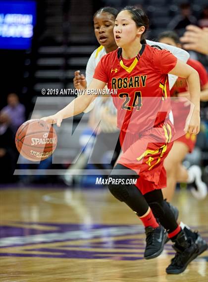 Thumbnail 1 in Rosary Academy vs. Bishop O'Dowd (CIF State D1 Final) photogallery.