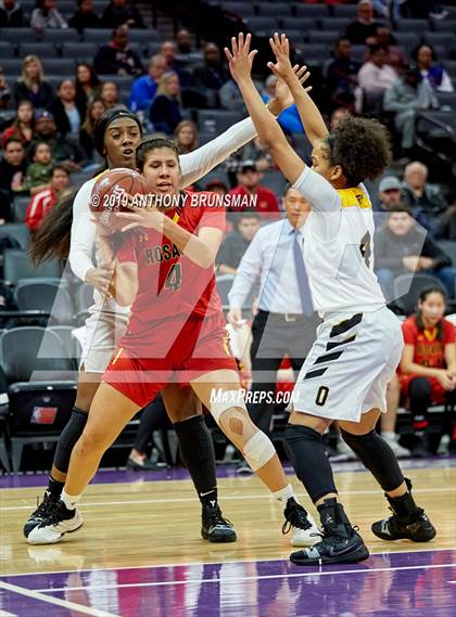 Thumbnail 1 in Rosary Academy vs. Bishop O'Dowd (CIF State D1 Final) photogallery.