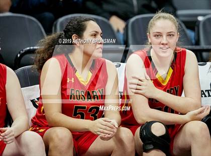 Thumbnail 2 in Rosary Academy vs. Bishop O'Dowd (CIF State D1 Final) photogallery.