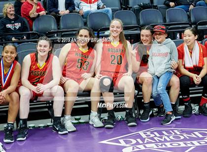 Thumbnail 3 in Rosary Academy vs. Bishop O'Dowd (CIF State D1 Final) photogallery.