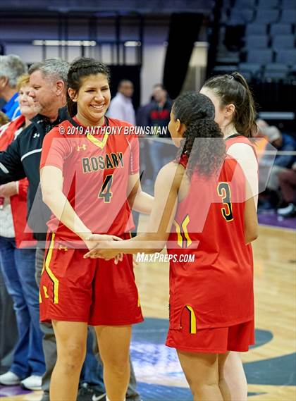 Thumbnail 2 in Rosary Academy vs. Bishop O'Dowd (CIF State D1 Final) photogallery.