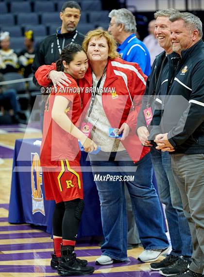 Thumbnail 2 in Rosary Academy vs. Bishop O'Dowd (CIF State D1 Final) photogallery.