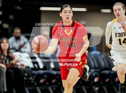 Thumbnail 3 in Rosary Academy vs. Bishop O'Dowd (CIF State D1 Final) photogallery.