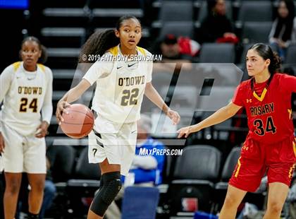 Thumbnail 2 in Rosary Academy vs. Bishop O'Dowd (CIF State D1 Final) photogallery.