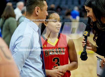 Thumbnail 3 in Rosary Academy vs. Bishop O'Dowd (CIF State D1 Final) photogallery.