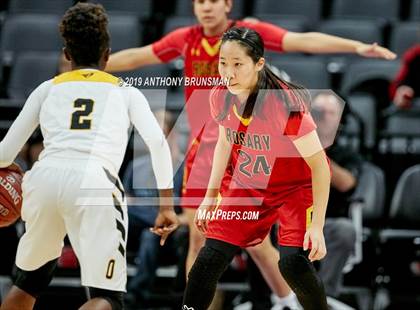 Thumbnail 1 in Rosary Academy vs. Bishop O'Dowd (CIF State D1 Final) photogallery.