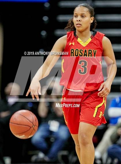 Thumbnail 3 in Rosary Academy vs. Bishop O'Dowd (CIF State D1 Final) photogallery.