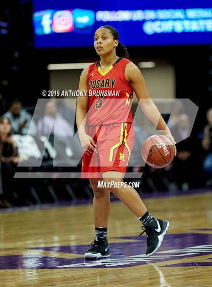 Thumbnail 2 in Rosary Academy vs. Bishop O'Dowd (CIF State D1 Final) photogallery.