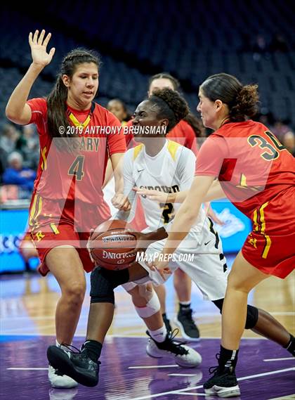 Thumbnail 3 in Rosary Academy vs. Bishop O'Dowd (CIF State D1 Final) photogallery.