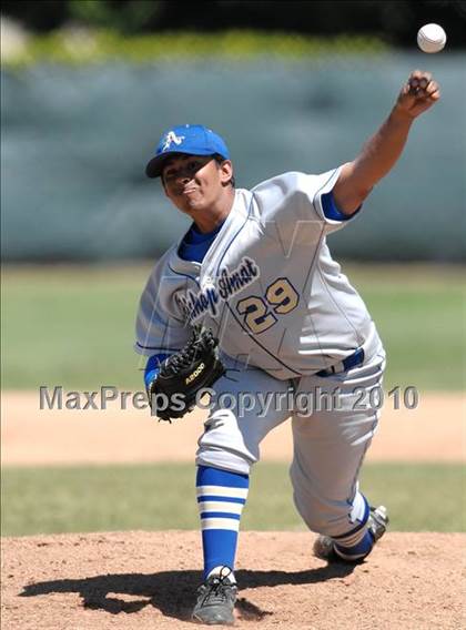 Thumbnail 3 in Bishop Amat vs. Palos Verdes Peninsula (Diamond Sports National Classic) photogallery.